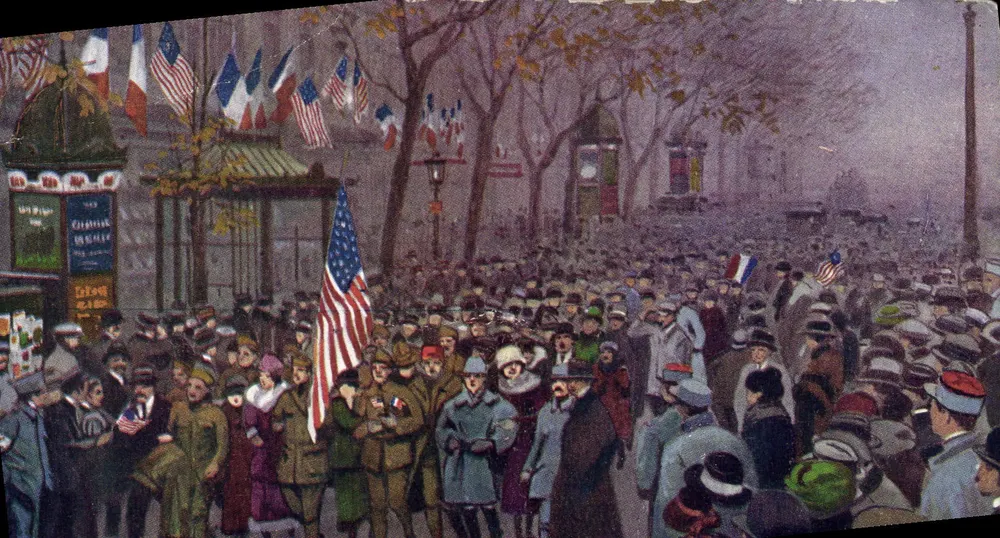 Célébration de la Légion américaine — Paris — Éditions d'Art Yvon, Paris - Recto
