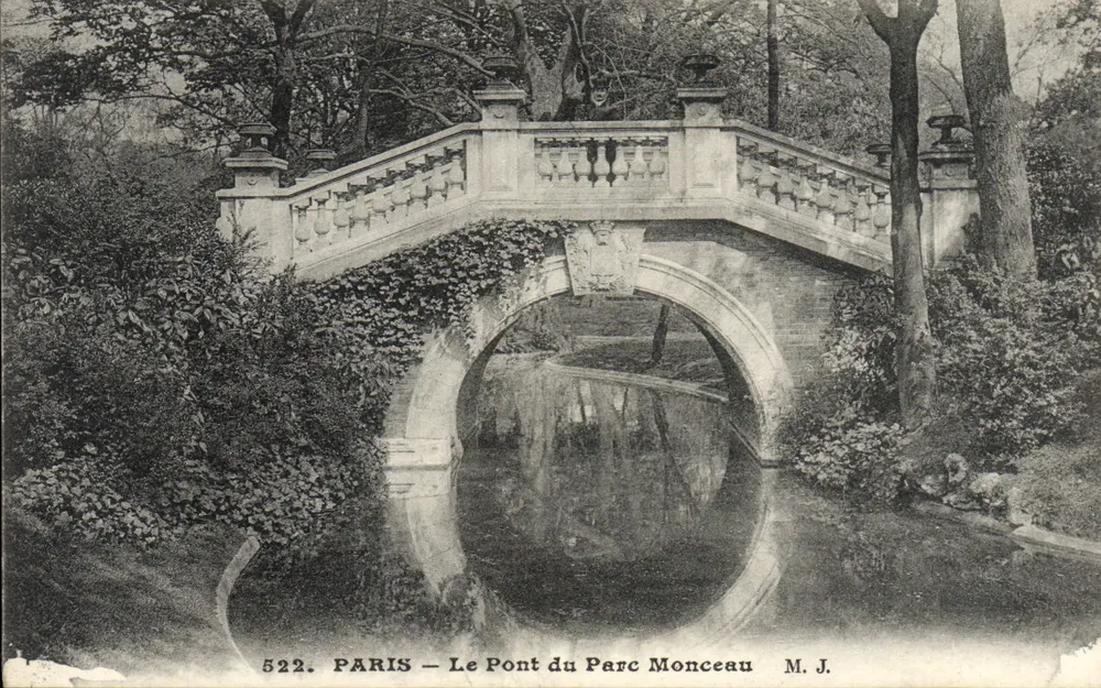 PARIS — O Ponte do Parc Monceau — M. J. n° 522 - Frente