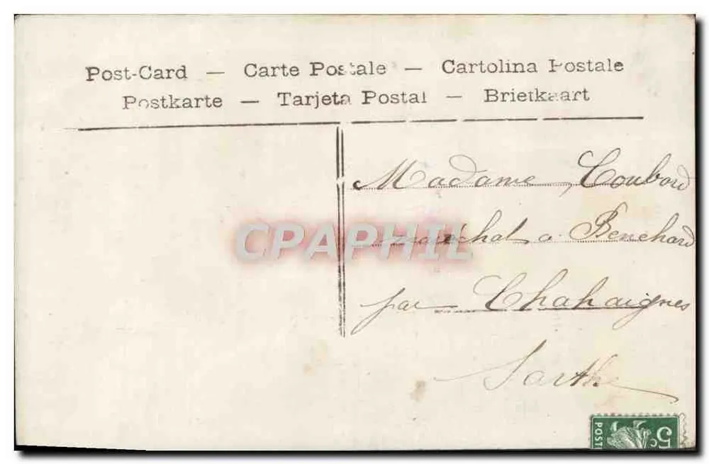 Paar — Glückwünsche — Anonymer Verleger, Nr. 4291 - Rückseite