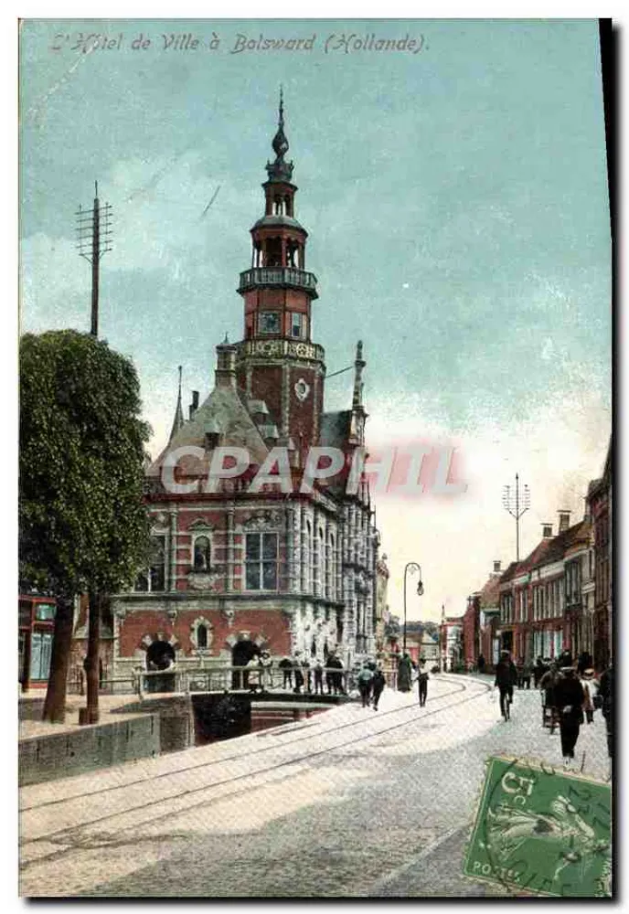 Rathaus in Bolsward (Holland) — unbekannter Verlag, Seriennummer nicht sichtbar - Vorderseite