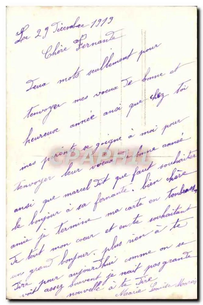 Guten Jahresbeginn — Gloria — n° 456 - Rückseite