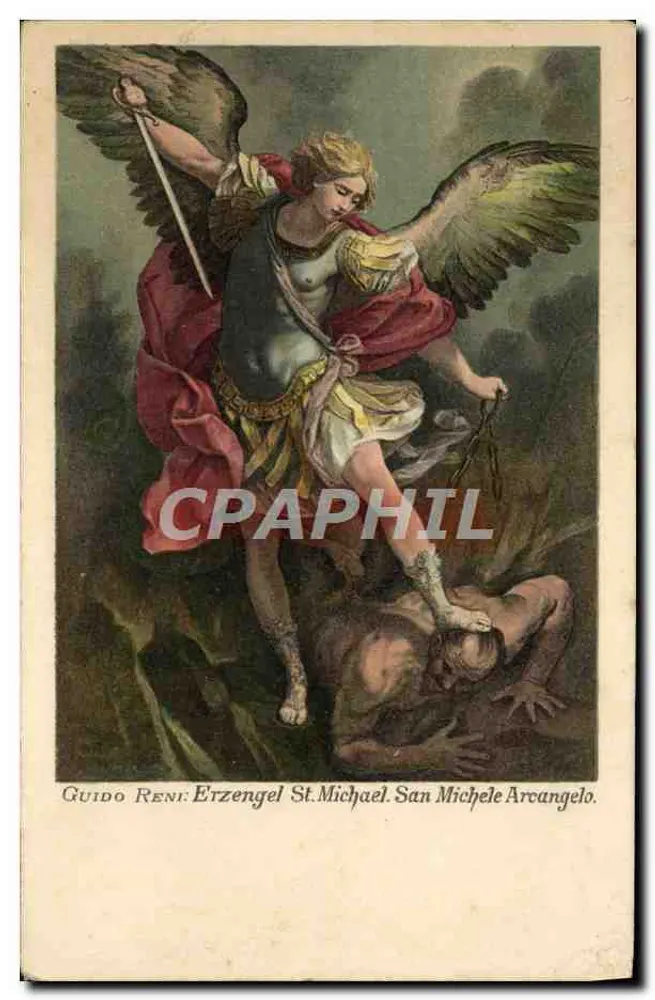 Saint Michel Archange — Guido Reni — Verlag nicht sichtbar - Vorderseite
