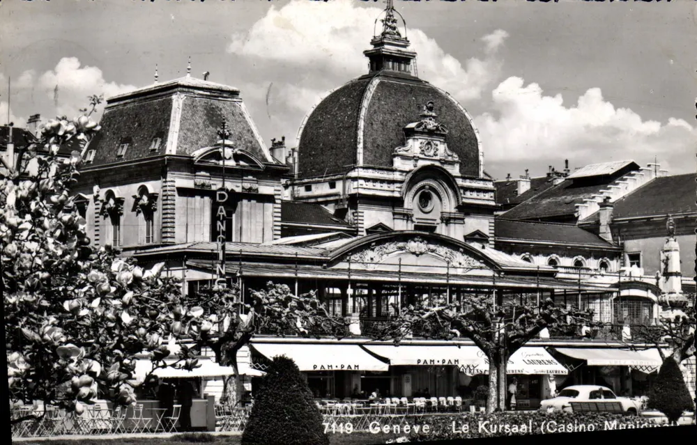 Genf - Der Kursaal (Municipal Casino) — Verlag Jaeger, Nr. 7449 - Vorderseite