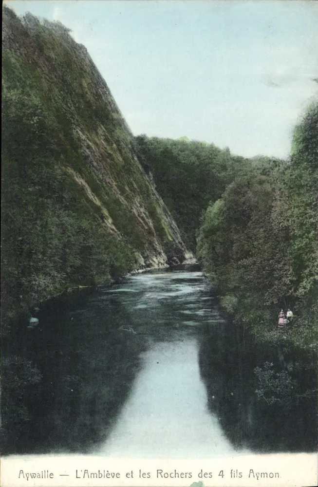 Aywaille — Der Amblève und die Felsen der vier Söhne Aymon - Vorderseite