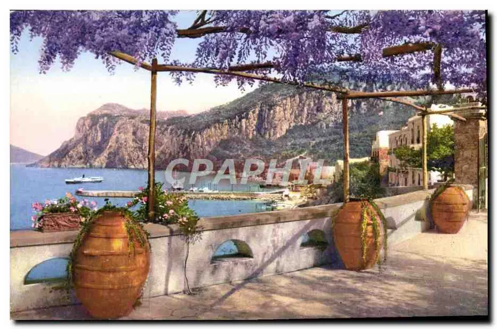 Capri - Marina com o Mt. Tiberio — Edit. Brunner & C., Como — n° 21-115 - Frente