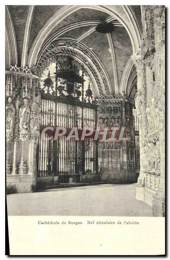 Catedral de Burgos — Nave circular de la ábside — Schnaar & Dathe, Triler - Anverso