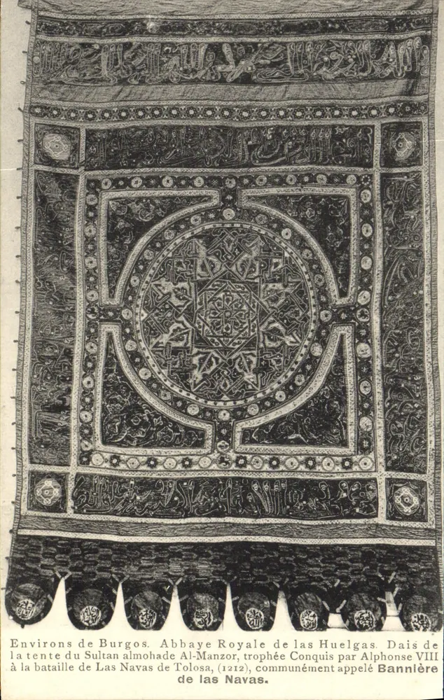 Dach der Zelt des Almohaden-Sultans Al-Manzor — Trophäe der Schlacht von Las Navas de Tolosa (1212) — Schanar & Dathes, Trier - Vorderseite
