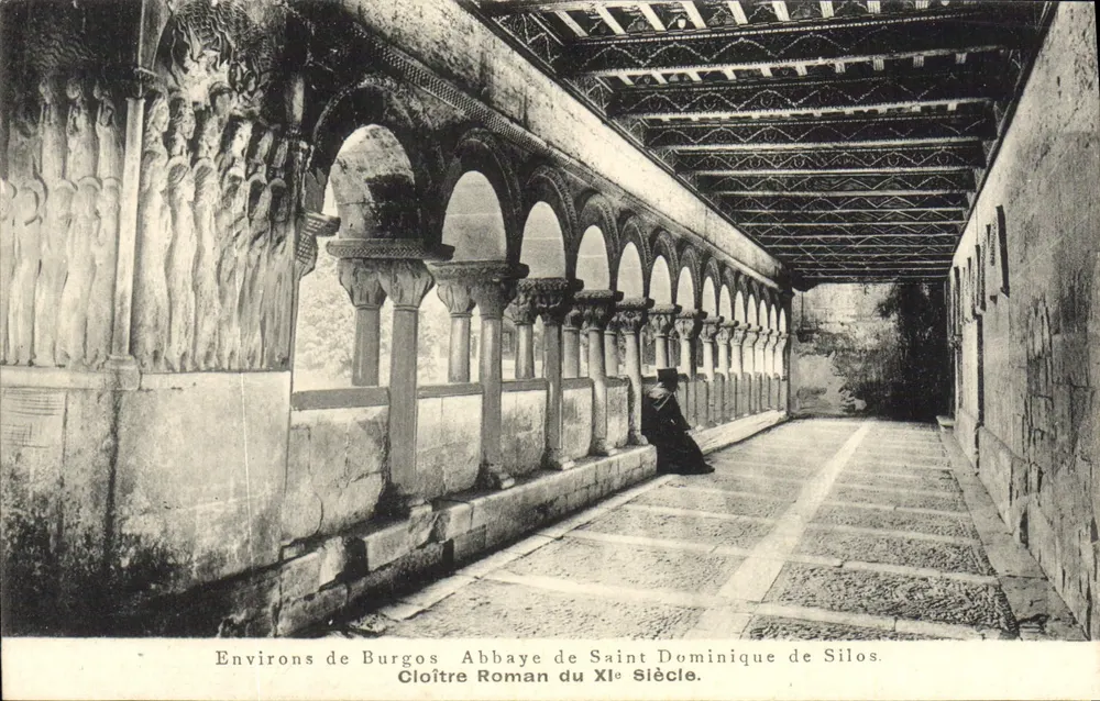 Römischer Klostergarten des 11. Jahrhunderts — Abtei Saint Dominic de Silos — Umgebung von Burgos - Vorderseite