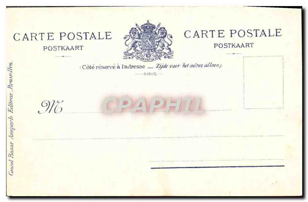 Bruxelas — Igreja de Santa Gudula — Reprodução proibida, N°76 - Verso