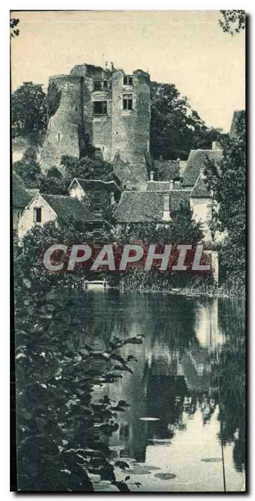 Castelo de Launay — vista sobre o lago — editor não visível - Frente