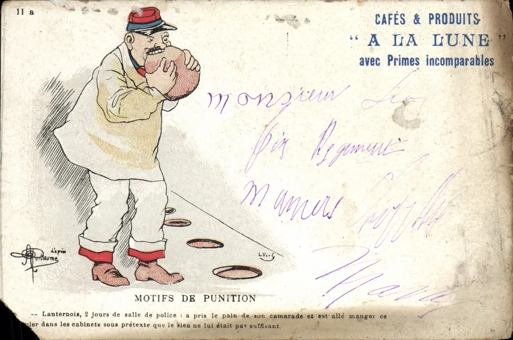 Lanternois — Motifs de punition — éditeur L.V. G. (signé P. P. Leaume) n° 11a - Voorkant