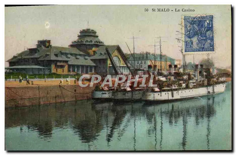 St MALO - O Casino — editor não visível, n° de série 50 - Frente