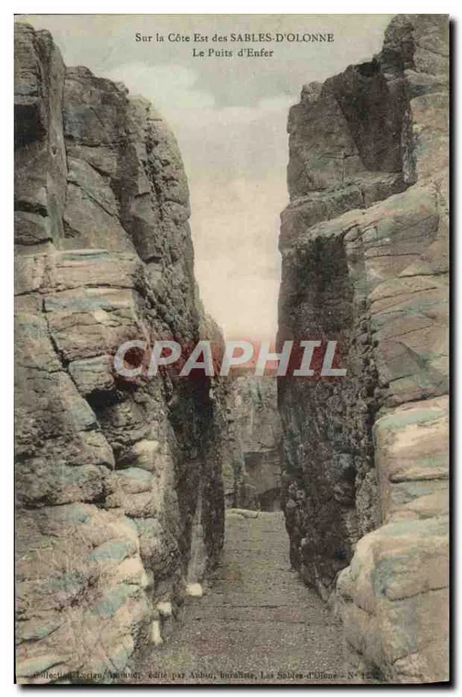 El Pozo del Infierno — Sables-d'Olonne — Editor Aubour, N° 122 - Anverso