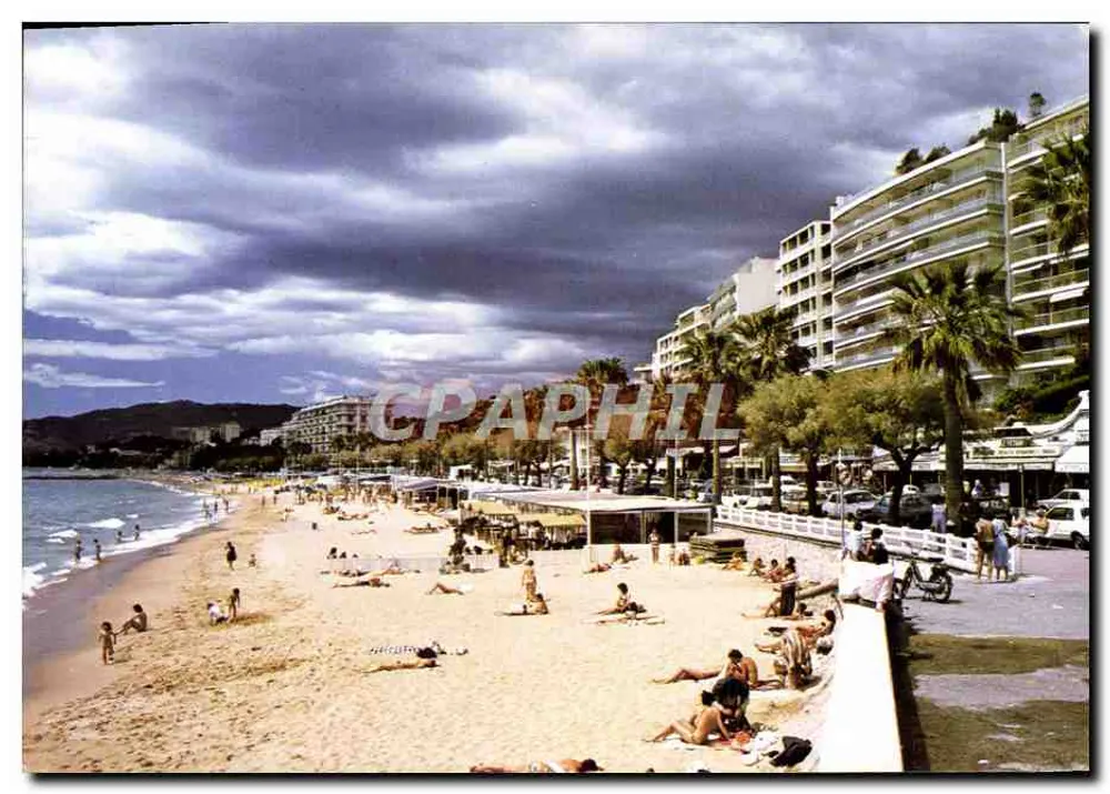 Cannes — Boulevard Jean Hibert, a praia do sul — ELBE edições - Frente