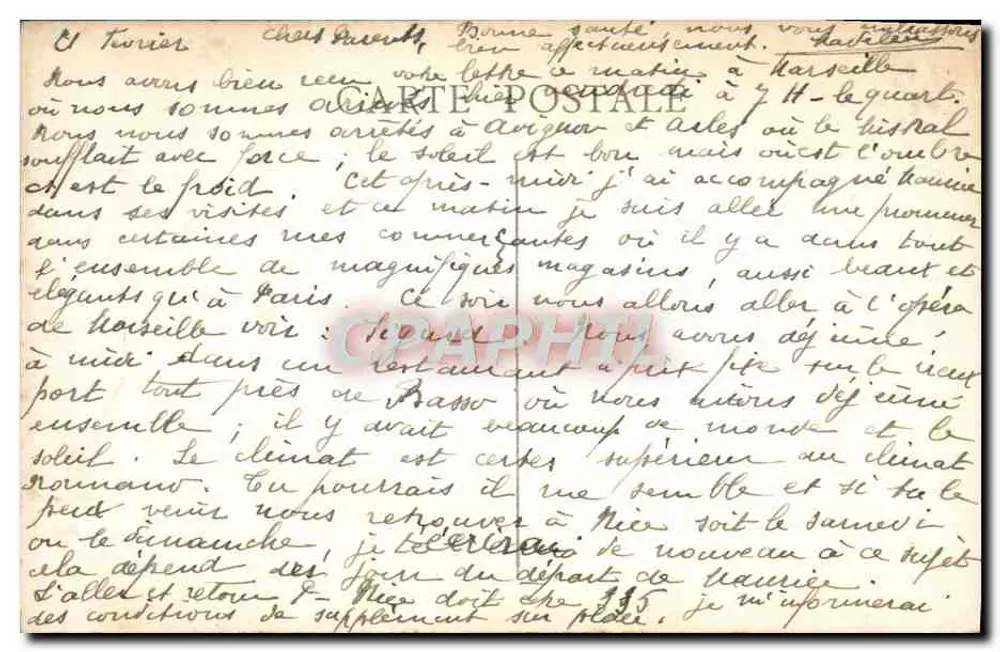 Marselha — Porta de Aix — editor Rossi - Verso