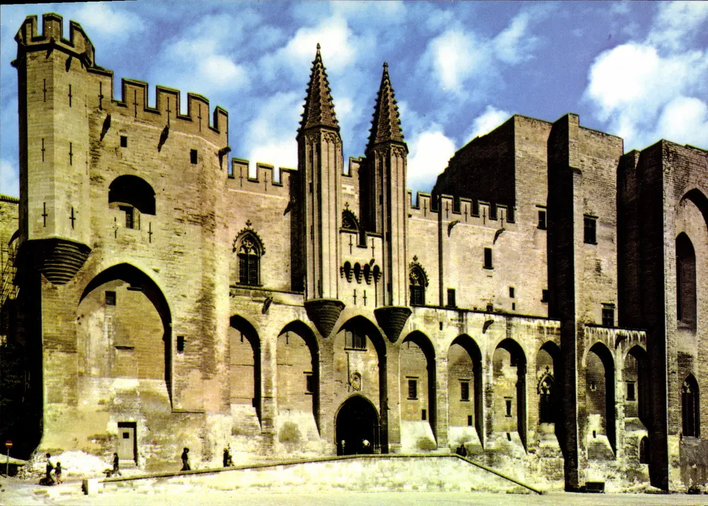Avignon - Palast der Päpste — Westfassade von Clement VI — Éditions Gaud - Vorderseite