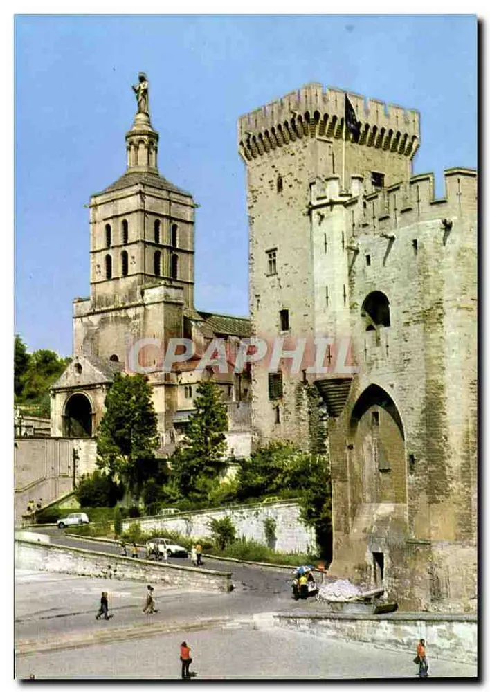 Avignon (Vaucluse) — Palast der Päpste und Kathedrale N-D. des Doms — Éditions S.E.P.T. - Vorderseite