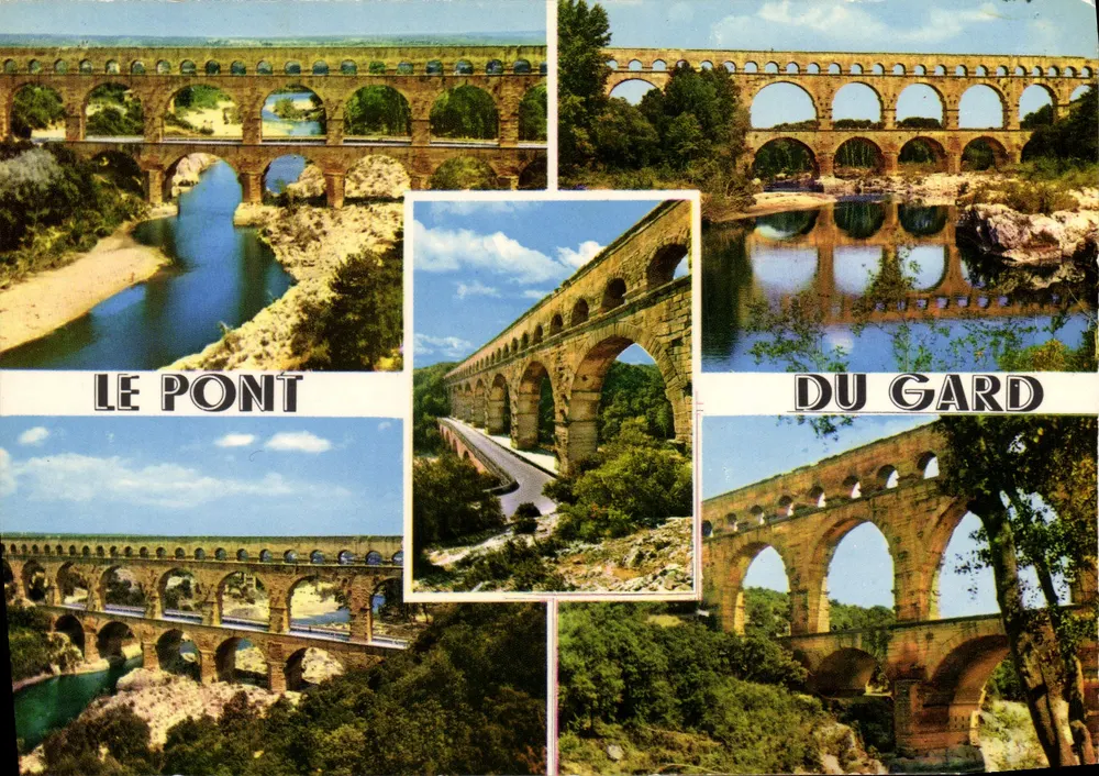 O Pont du Gard — Aqueduto romano — Edições Magenta - Frente