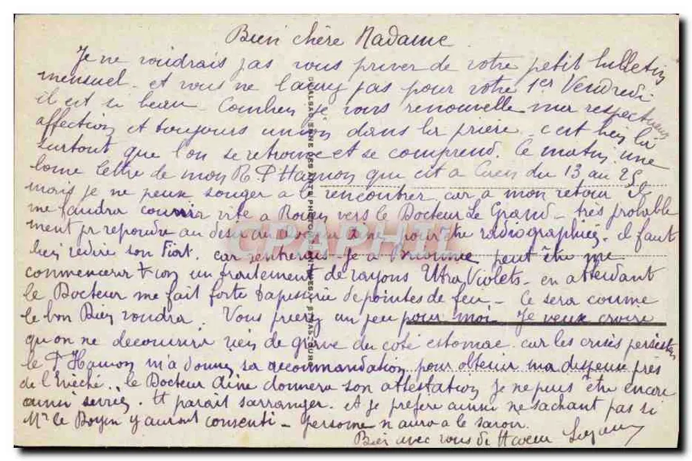 Châtel-Guyon — Einrichtung Henry, der Park und das Hotel Excelsior, Aufnahme vom Mont Chalusset — n°46 - Rückseite