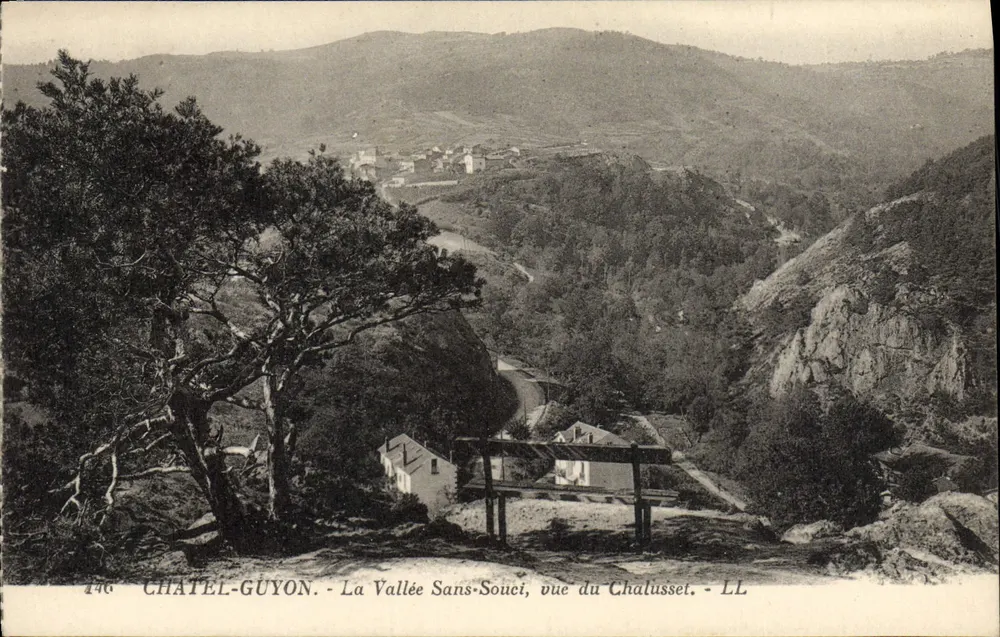 Châtel-Guyon - La Vallée Sans-Souci, Ansicht von Chalussel - LL - Vorderseite