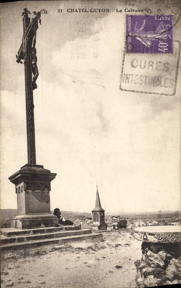 Châtel-Guyon - O Calvário — editor desconhecido, n° 33 - Frente