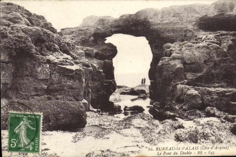 O Ponte do Diabo - Bureau-Si-Palais (Côte d'Argent) — editor BR - 845 - Frente