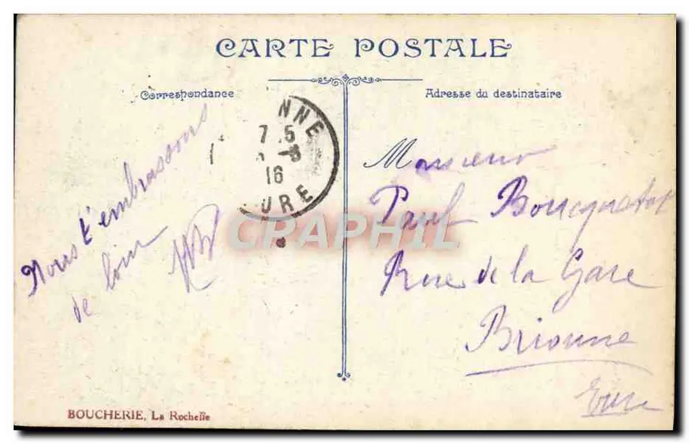 La Rochelle - Das Rathaus - Außenansicht — Boucherie, La Rochelle - Rückseite