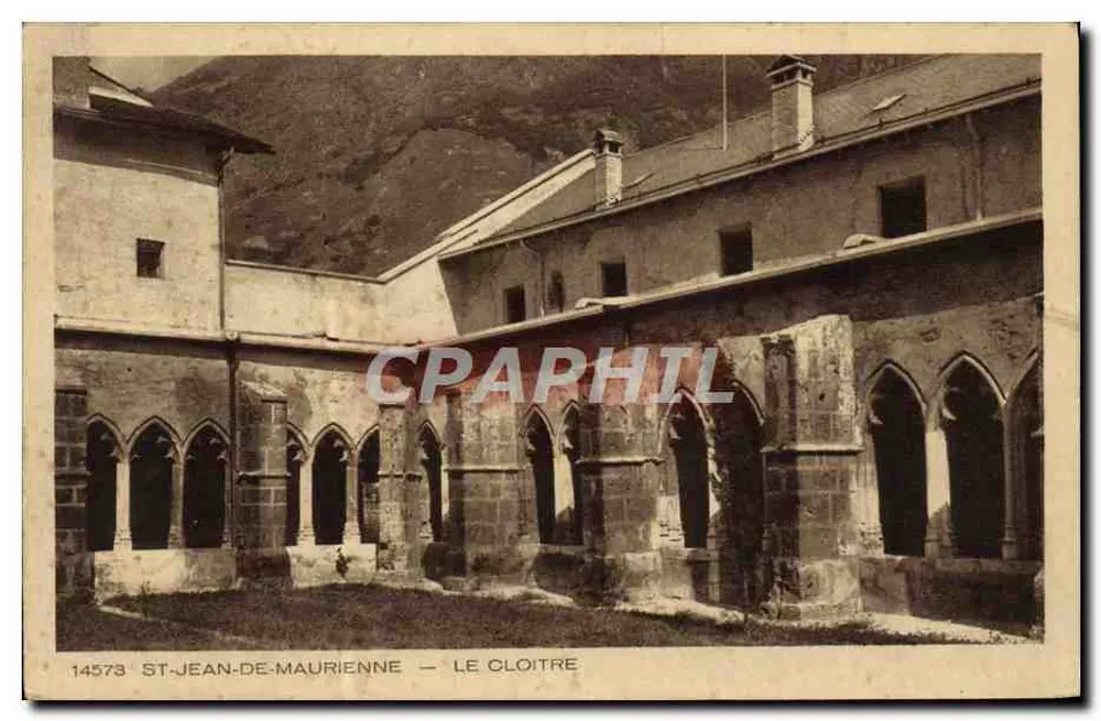 St-Jean-de-Maurienne — O Claustro — Os Belos Sítios da França, n°14573 - Frente
