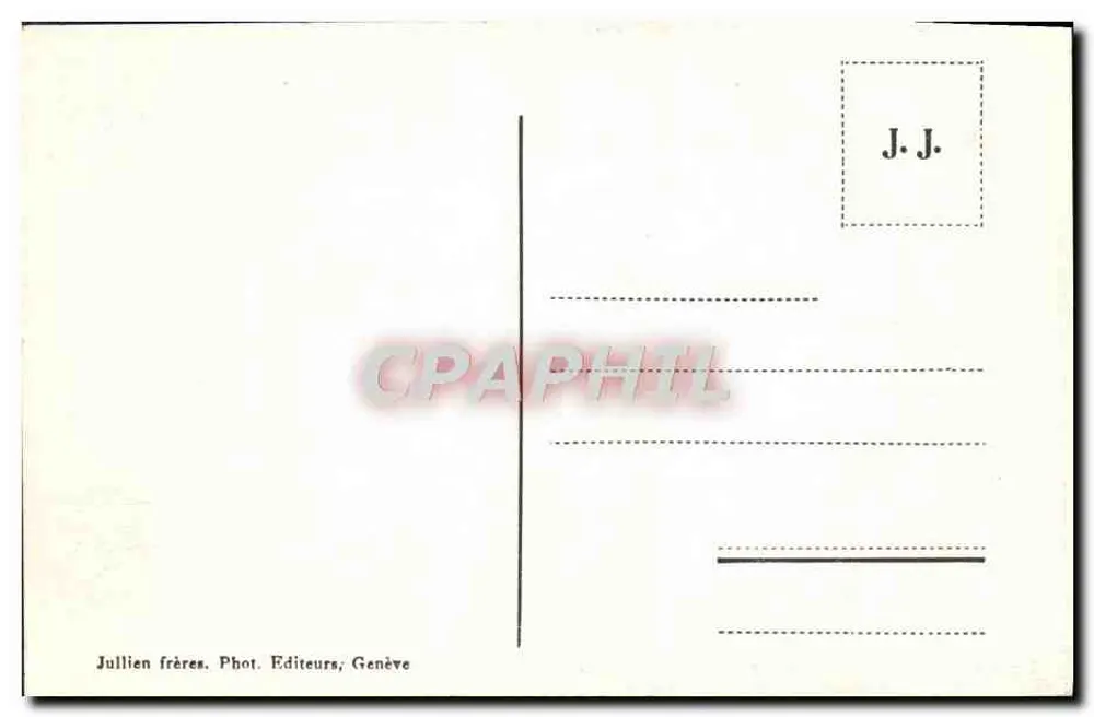 Saint-Gervais-les-Bains und der Mont-Joli — Panoramablick — J.J. 6854 - Rückseite