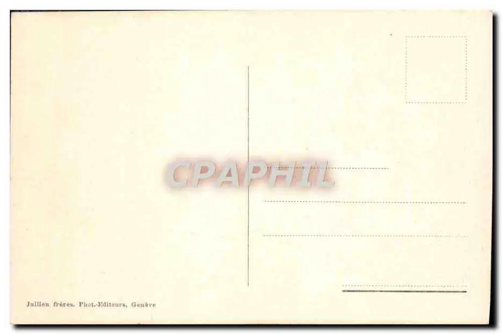 Chamonix — Die Meer von Eis von der Flégère — J.J. 6646 - Rückseite