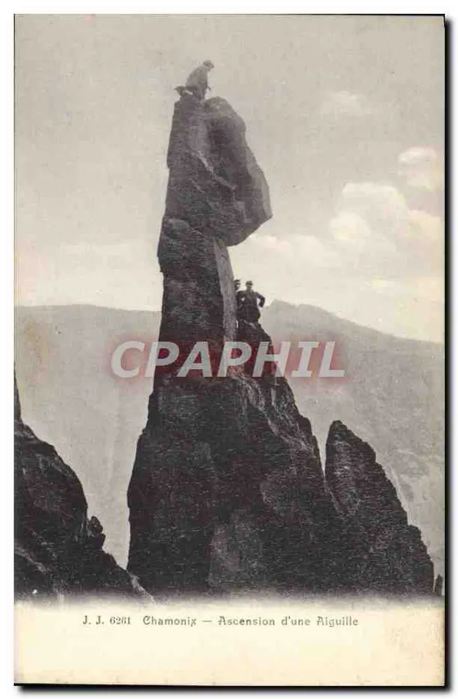 Chamonix — Ascensão de uma Agulha — J. J. 6261 - Frente