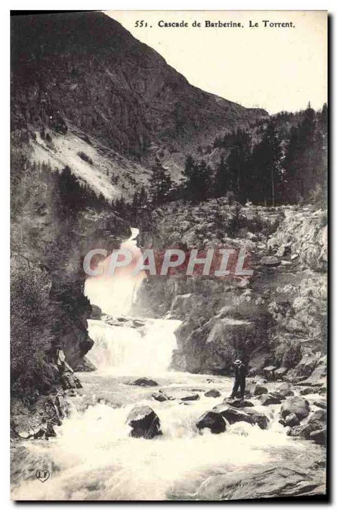 Cachoeira de Barberine — O Torrente — editor LF, n° 551 - Frente