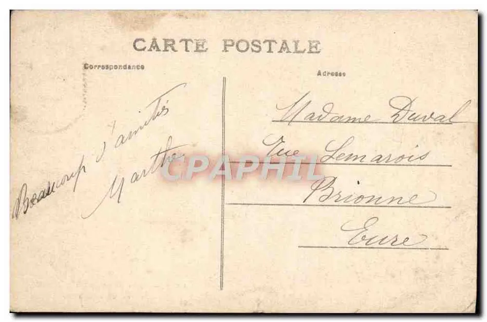 Estação de Vallorcine e Vale de Bérard — L.I.F. 1441 — editor L.I.F. - Verso