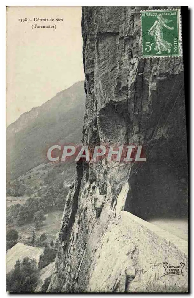 Estreito de Siex — Tarentaise — Editor: EREYMAUD ÉDITEUR CHAMBERS, n° 1398.4 - Frente