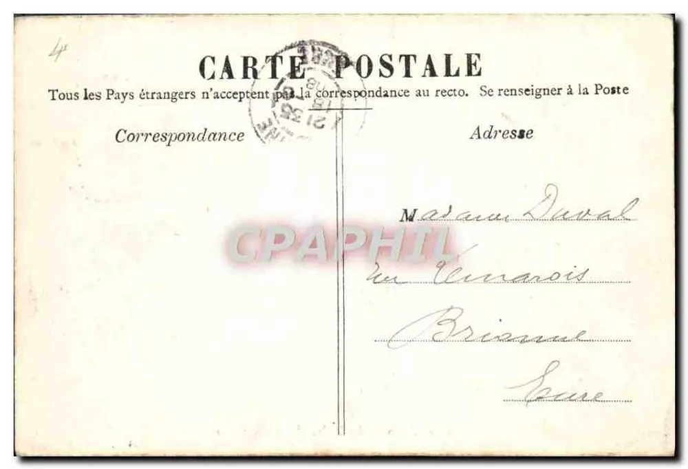Tunnels de Siaix — Route d'Aime — PITTIER, phot., Annecy, n° 1534 - Verso