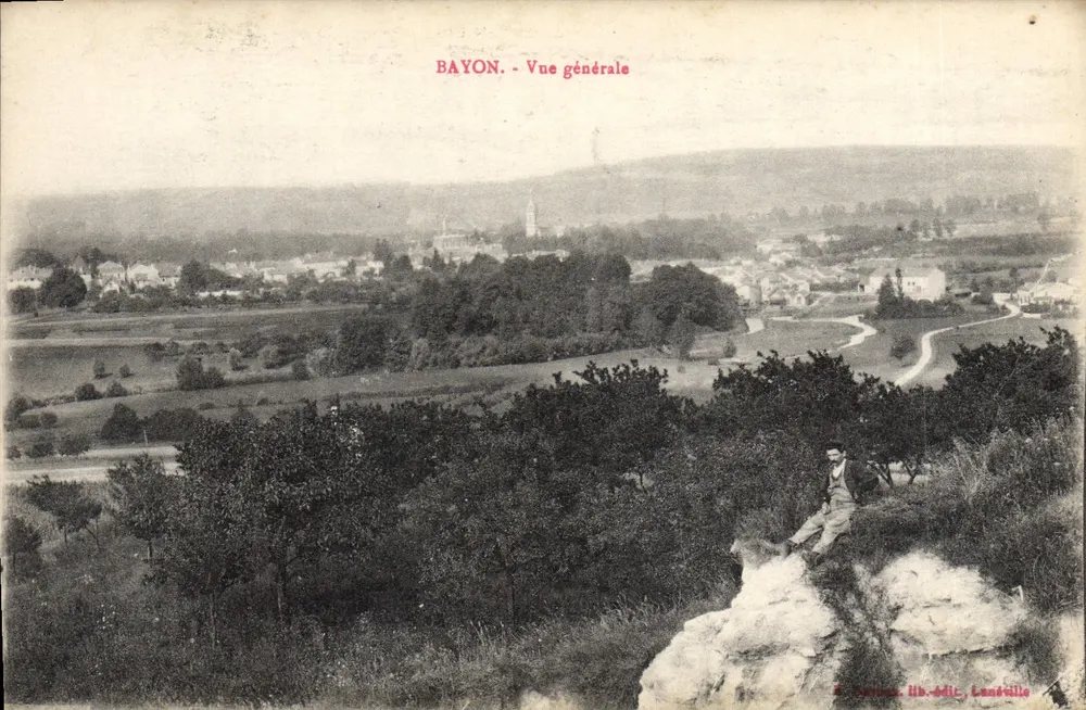 Bayon - Vista geral — Editor E. Baudou, Ill.-Edit. Lanstille - Frente