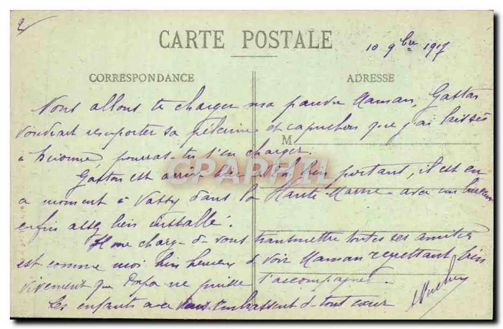 Bayon - A Igreja — vista aérea — R. Bastien, lib.édit., Luner ville - Verso