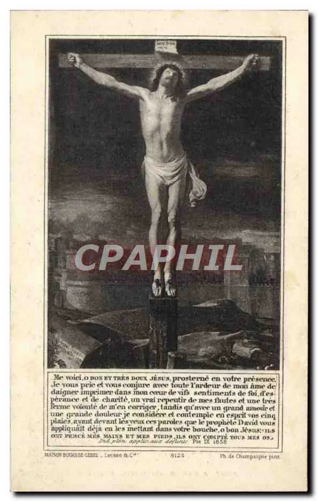 Madame Jules SEMENT — Nascida Léontine Thomas — Falecida em 4 de Maio de 1928 — Fot. & Pap. G. Anquetil, Brionne - Verso