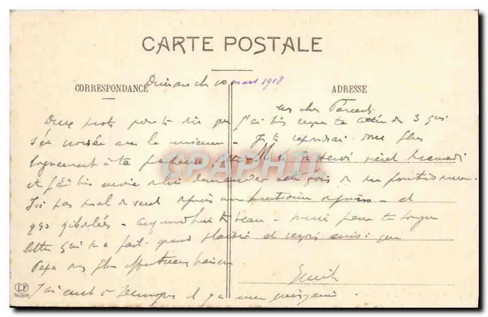 Font-Romeu - Vista generale e il Carlitte — Fototipia Labouche-Ittres, Lourdes - Verso