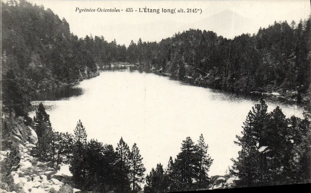 Pyrénées-Orientales - 435 - L'Étang long (alt. 2145m) - Frente