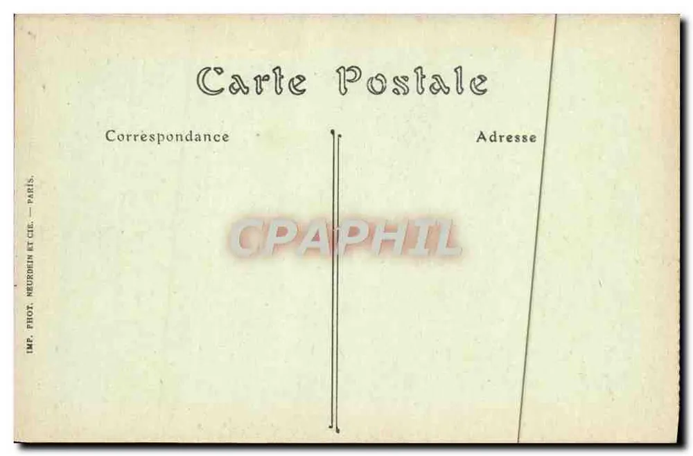 Vieux Vernet — Eine Straße — ND. Phot. - Rückseite