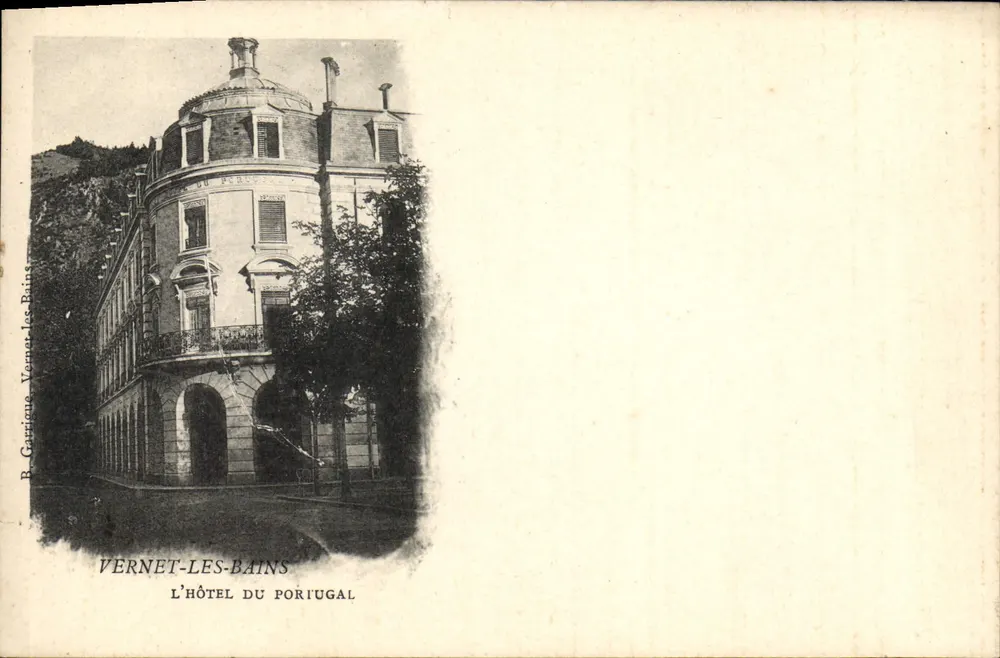 Vernet-les-Bains — Das Hotel von Portugal — B. Cartique - Vorderseite
