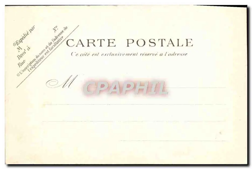 Vernet-les-Bains — Das Hotel von Portugal — B. Cartique - Rückseite