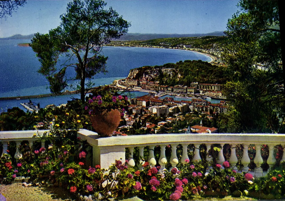 Vista geral de Nice — Costa Azul — Edições Iris - Frente