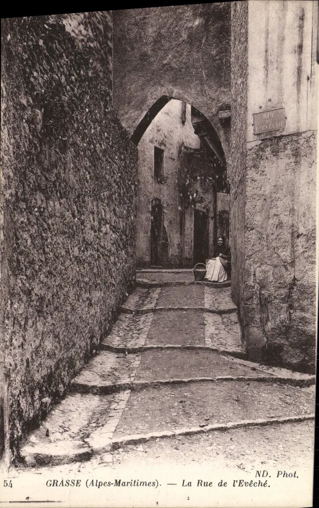 Grasse (Alpes-Maritimes) — Die Straße des Bischofs — ND. Phot. - Vorderseite