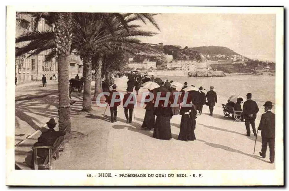 Nizza - Promenade du Quai du Midi - B.F. n°49 - Voorkant