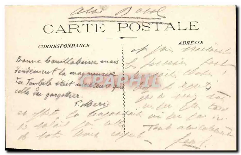 CANNES (A.M.) - Desembarcadouro da Ilha Saint-Honorat — Lib. Nattan, edição Cannes 667 - Verso