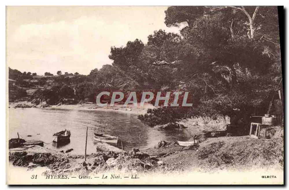 Le Niel — Giens — Hyères — LL. — Électa - Frente