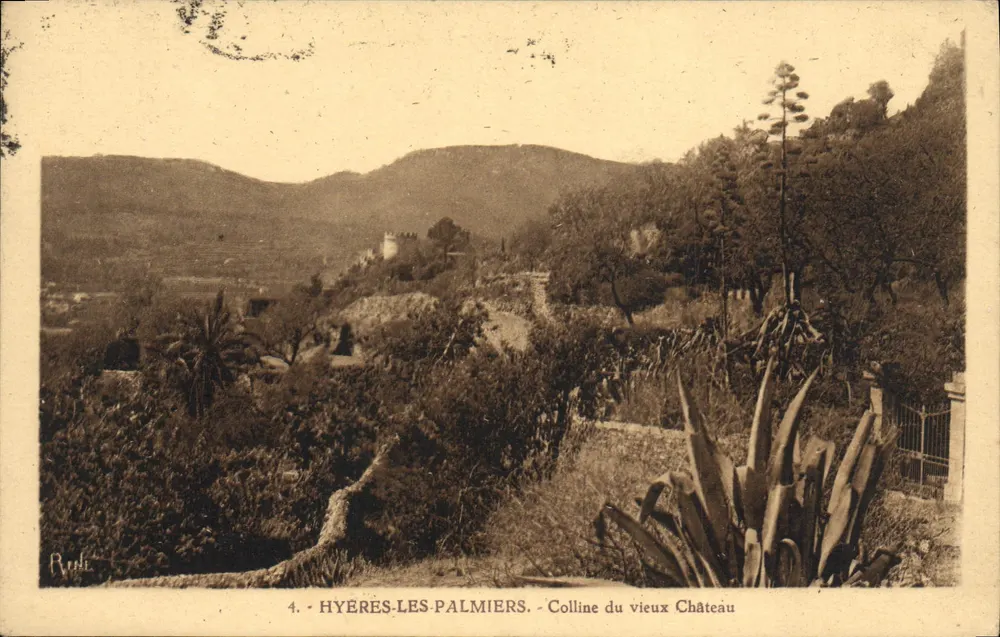 Hyrères-les-Palmiers — Hügel des alten Schlosses — Rendé - Vorderseite