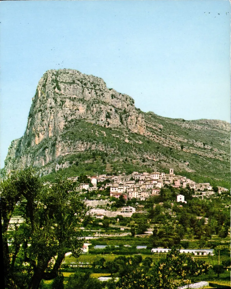 Saint-Jeannet — Vista geral e o Baou — Edições S.E.P.T. - 35, Boulevard Gorbella - Nice - Frente